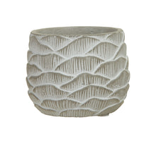 Zement-Blumentopf natur Ø 10x8 cm