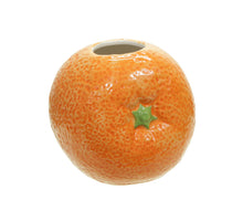 dolomit orange vase (1) orange 10x10x10 cm
