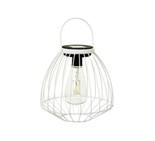 St. 1 Solarlaterne weiß Ø 20x19 cm