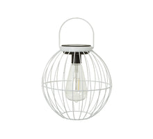 St. 1 Solarlaterne weiß Ø 19x19,5 cm