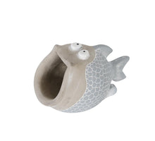 Flaschenduo Glas mit Muscheln 17x5x10cm Natur