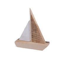 1 Stk. Holzboot natur 15x5x22 cm