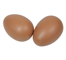 ca. 24 Plastikeier/lose Naturfarben 6 cm