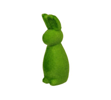 1 Stk. Flockhase/stehend grün 20 cm