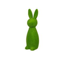1 Stk. Flockhase/stehend grün 31 cm