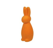 1 Stk. Flockhase/stehend orange 20 cm