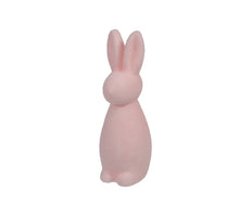 1 Stk. Flockhase/stehend hellrosa 20 cm