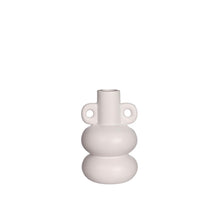 Chubby Vase - Kerzenhalter Ø7,6 x H.12 gebrochenes Weiß