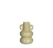 Chubby Vase - Kerzenhalter Ø7,6xH12cm jadegrün