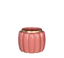 Pouff pot aardewerk Ø9,5 h.7,6 cm terra roze