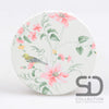 SET/4 UNTERSETZER RUND VOGEL ROSA 10X10X0,7 CM