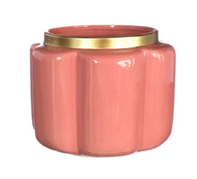 Pouff pot aardewerk Ø17,6 h.13,7 cm terra roze