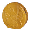 Vaas Bird aardewerk Ø6 h.20 l.20 cm mosterd