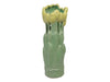 Dolomite tulip vase yellow/green Ø 7x21 cm