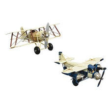 Swingtag a 1 Eisenflugzeug 2col sortiert 16.5x16.5x6cm