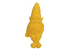 pc. 1 flock gnom "sitting" yellow 30 cm