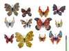 pb. 12 butterflies ass. Stick