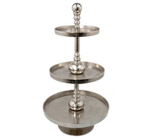 Etagere Aluminium, 3-lagig ø53cm H96cm