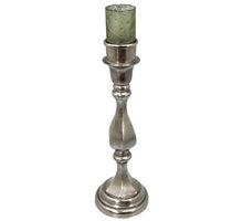 Aluminium Kerzenständer D21 H60cm silber