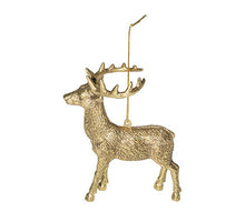 Anhänger Rentier 13x11x6cm Gold