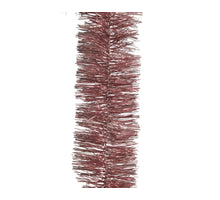 Weihnachtsbaumgirlande pvc glänzend Samt rosa dia7 L270 cm
