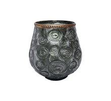 Teelichthalter Kaztal 19cm Lila - Glas