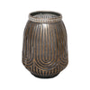 Vase Cadiz Metall 20x16x26cm Antik Gold