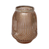 Vase Cadiz Metall 20x16x26cm Schwarz