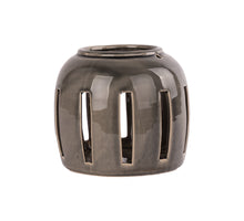 Laterne Keramik Vils D16 H14cm Grau