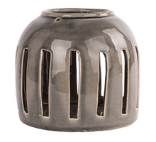 Laterne Keramik Vils D18 H16cm Grau