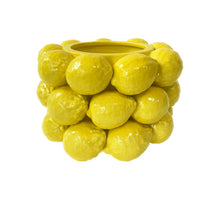 Vase Zitrone D26 H20cm Gelb