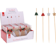 COCKTAILSTÄBCHEN BAMBUS 20 STÜCK ''XMAS''