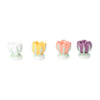 Kerzenhalter Tulpe 4er-Set D7 H8cm