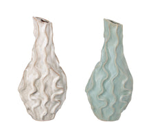 Vase Pozos 2er-Set, sortiert, 15x10x30cm