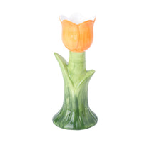 Vase Zona Sur D7 H17cm Grün/Orange