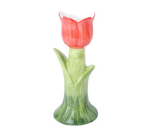 Vase Zona Sur D7 H17cm Grün/Rot