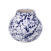 Vase Ceramic Kalamos D20 H17cm Blue/White