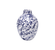 Vase Ceramic Kalamos D17 H23cm Blue/White