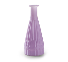 Flaschenvase 'patty' matt flieder h21 d8,5 cm
