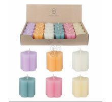 Kerzenblume D5 H5cm 6er-Set verschiedene Farben