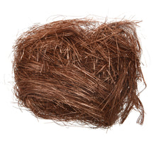Hair pvc punched tinsel terra brown L5 W15 H17.50cm