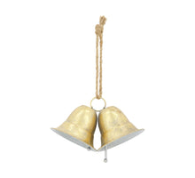 Hängeglocken aus Metall, 23x12,5x14/32cm, Gold