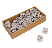 w/b. 55 Palmenring einzeln/Draht 10cm White-wash
