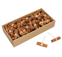 Holz-Weihnachtsanhänger w/LED 4 sortiert 10x6x6cm Weiß