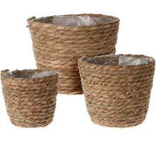 ZINK EIMER MIT JUTE OHREN D23 H17CM SCHWARZ