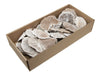 w/b 40 sponge mushroom/wire 10cm white wash