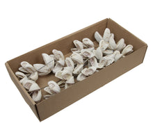 Glas-Stern mit Glitter-Finish 3 sortiert 3,8x6,8x10,5cm