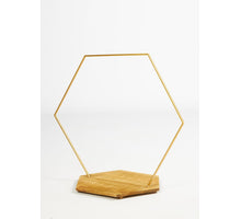 Blumenbasis Metall 77x41.5x70cm Gold-wash