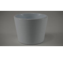 Konische Vase Glanzweiß 8 cm Serie 440