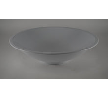 Flache Schale, 40 cm - Glänzendes Weiß